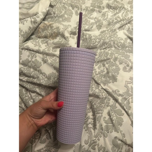 Starbucks Tumbler Lilac Grid Cold Cup - 24 fl oz - Picture 3 of 3
